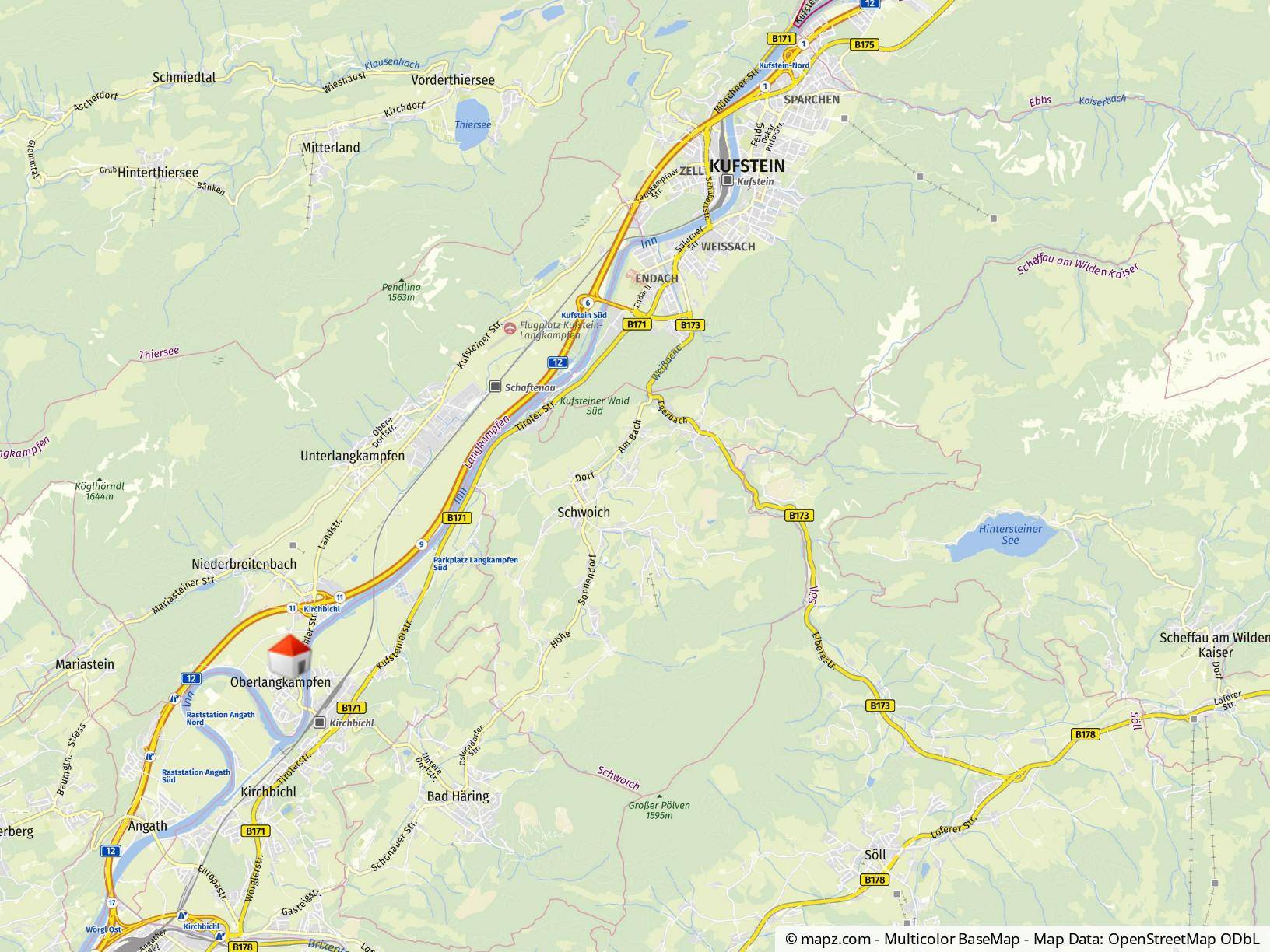 Oberlangkampfen zwischenKufstein und Wörgl