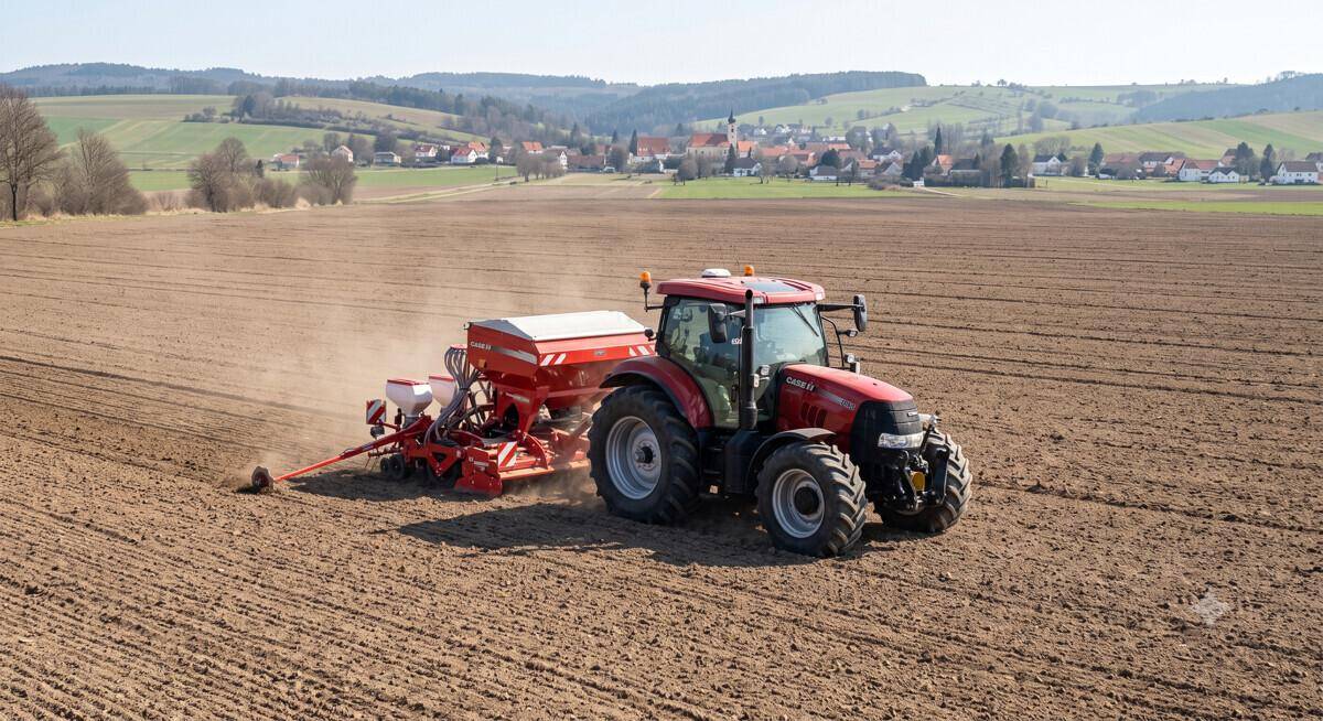Präzisionsaussaat im Frühling