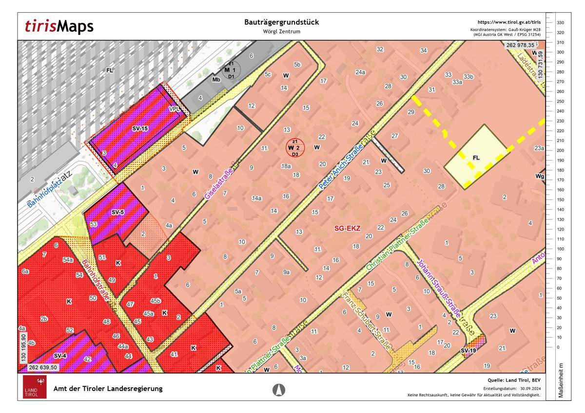 Raumordnung tiris Mappe