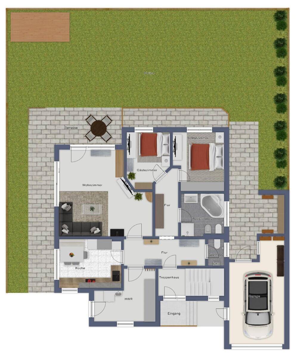 Kolossales Haus für die ganze Familie