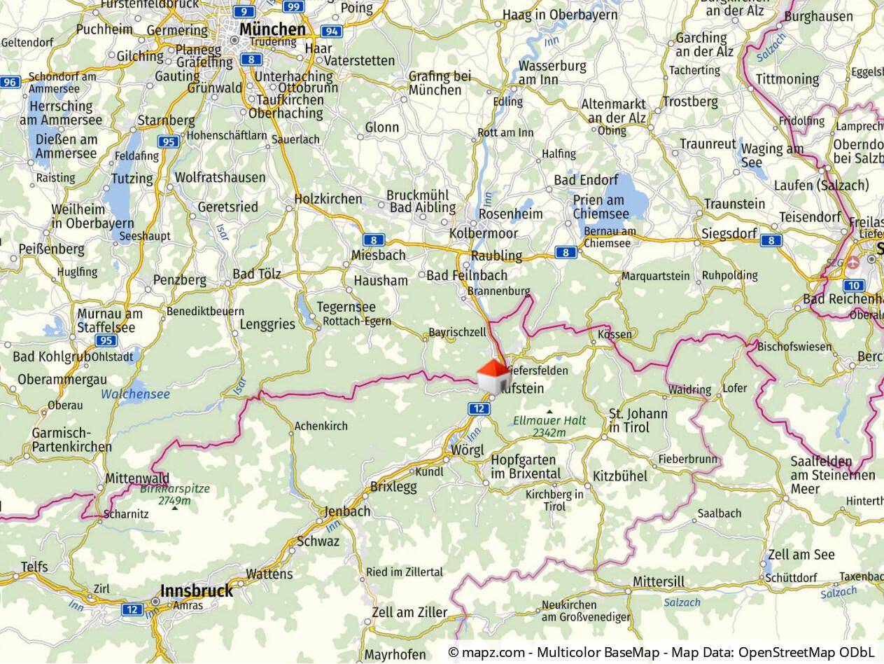 Bezirksstadt Kufstein die Perle Tirols