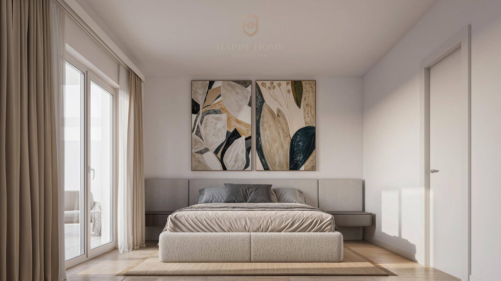 Ansicht Schlafzimmer