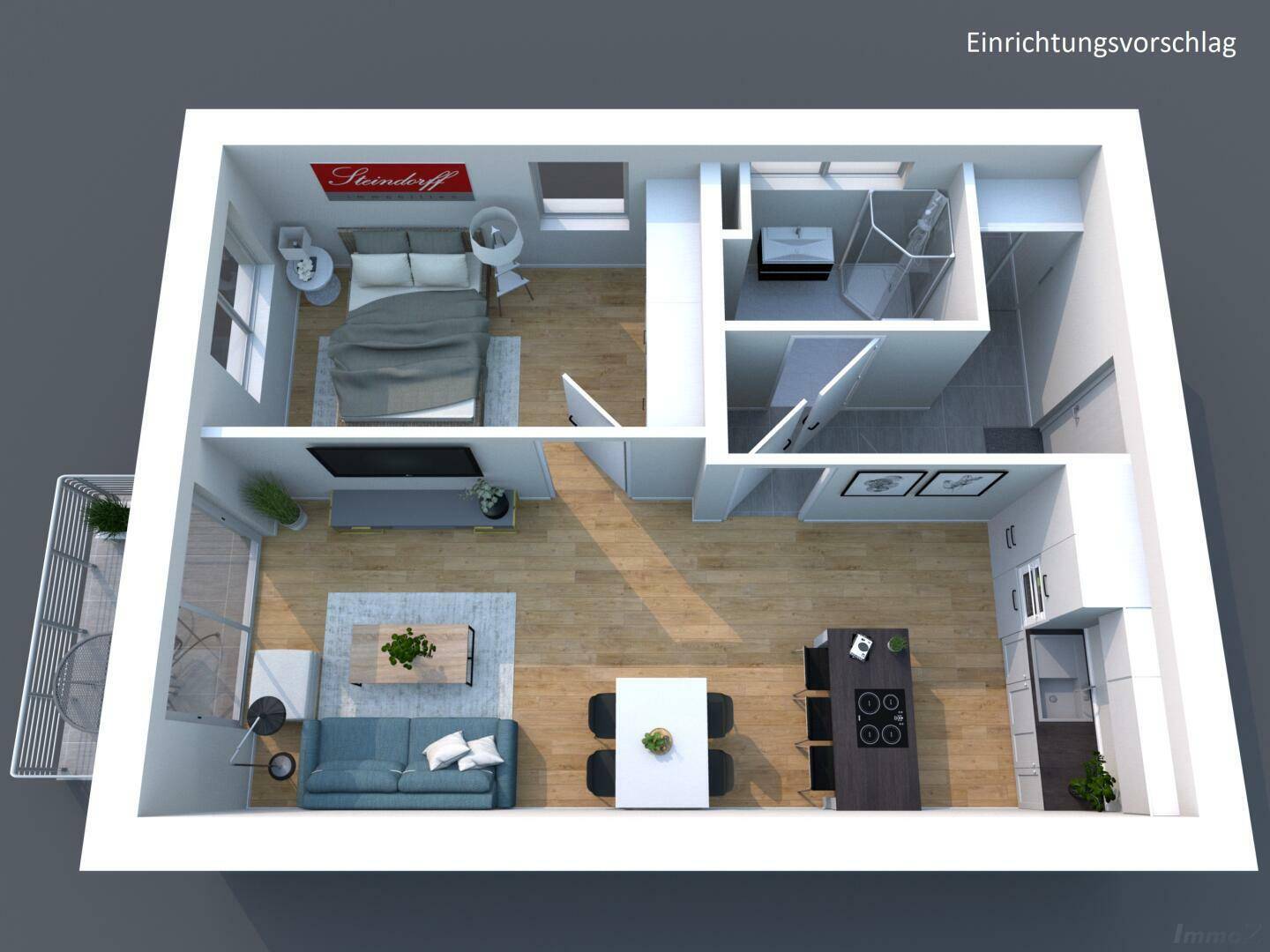 3D-Grundrissplan