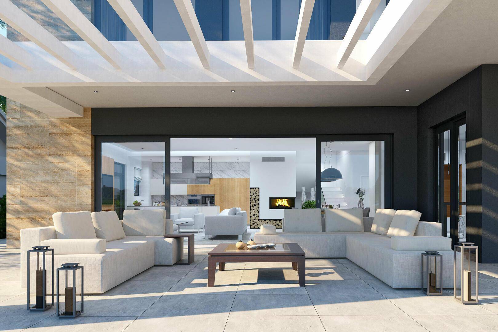 Villa Babe Novalja-town Croatia Terrace
