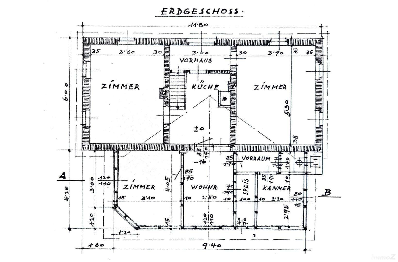 Grundriss EG - 1947