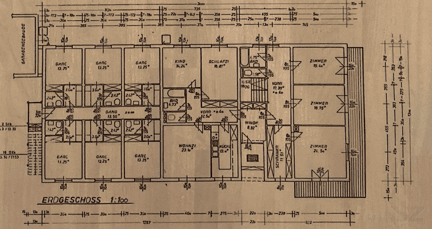 Grundriss Haus 2.te Reihe