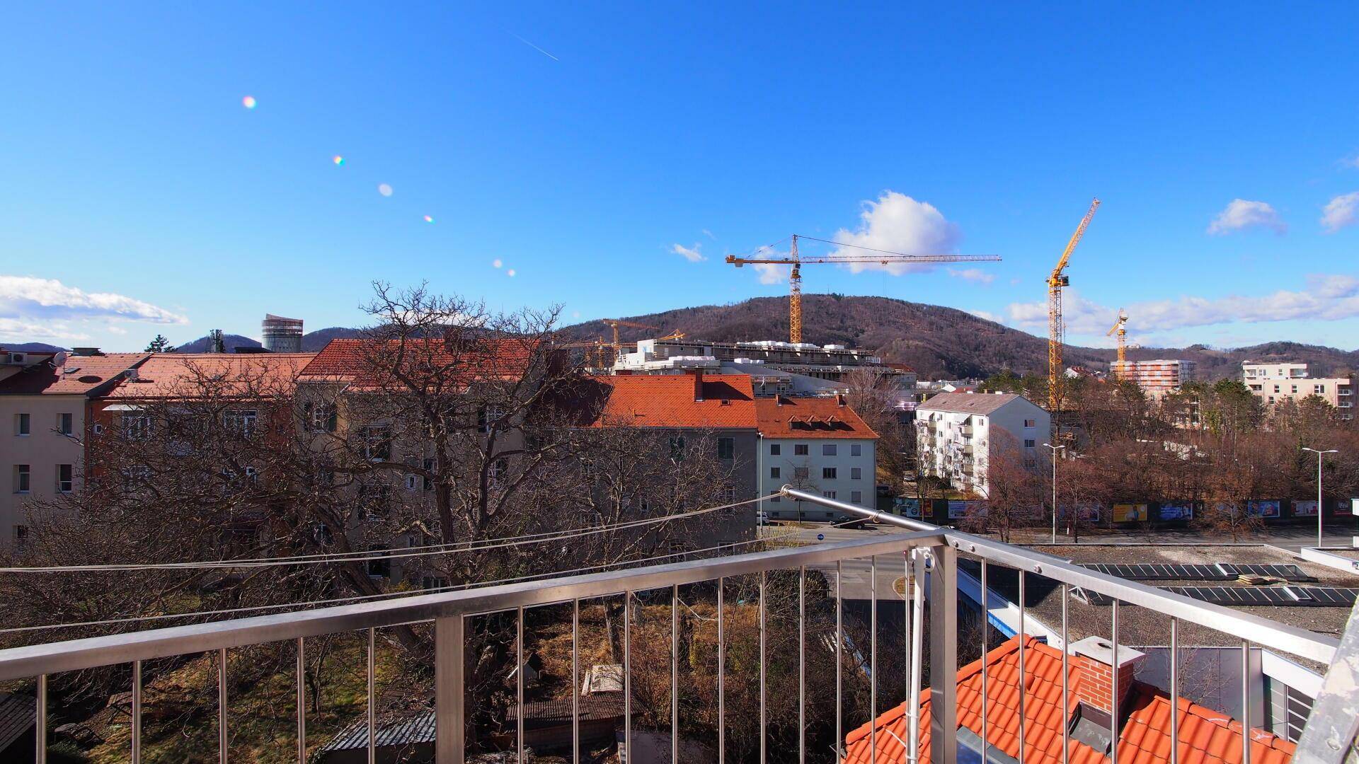 Aussicht Balkon west