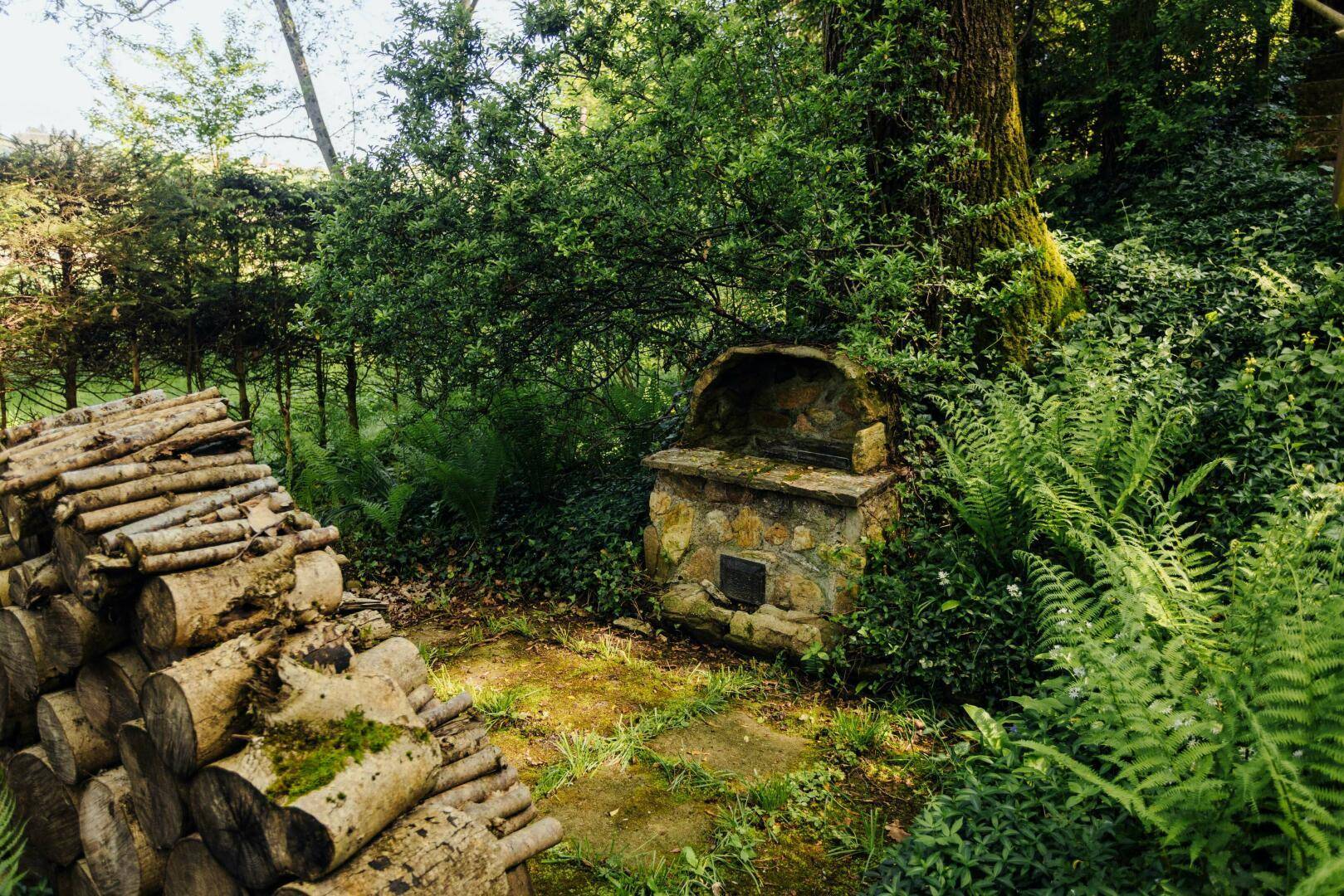 Detail Ofen Garten