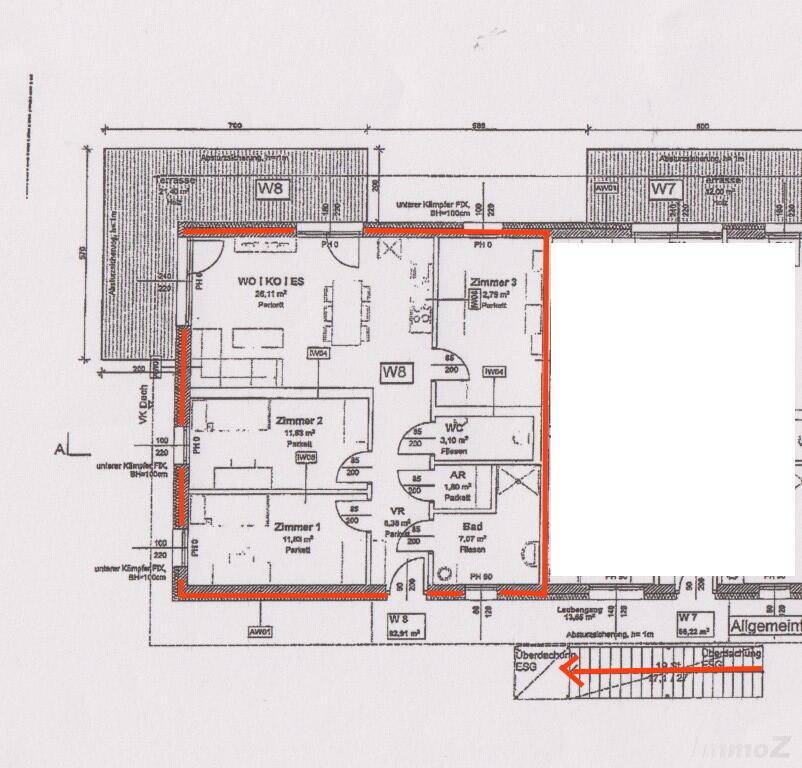 Grundriss Wohnung