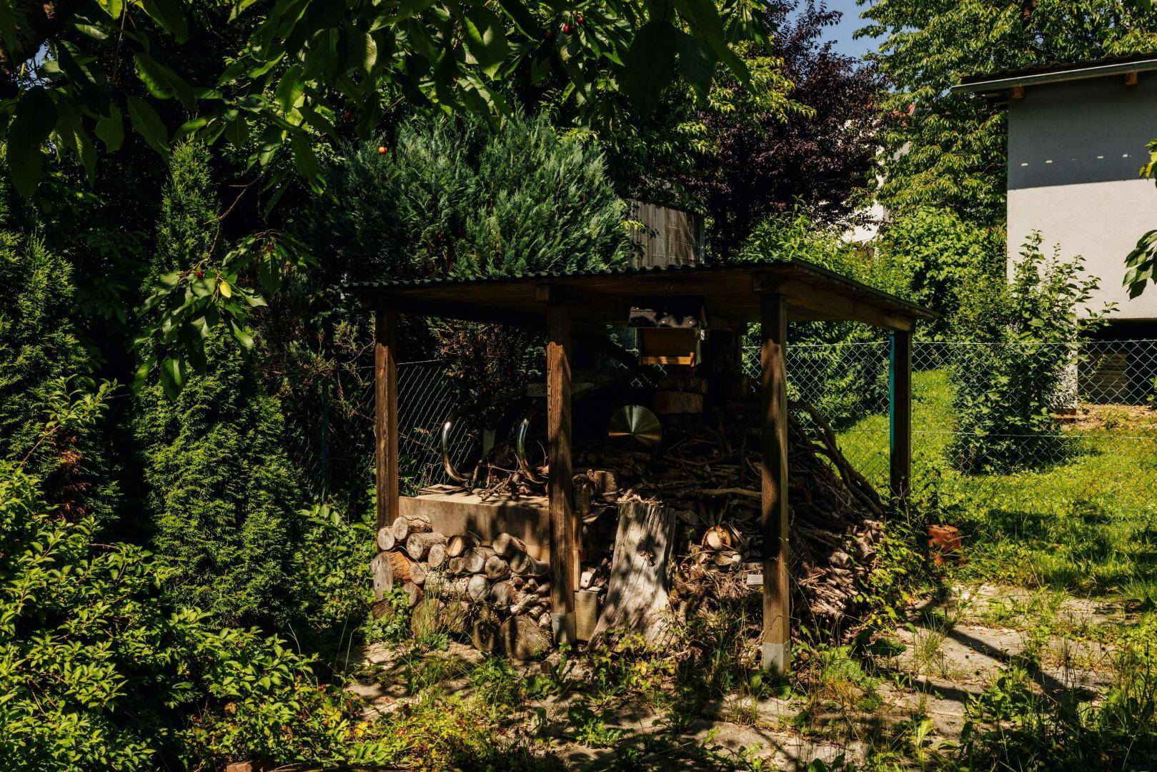 Holzlagerplatz