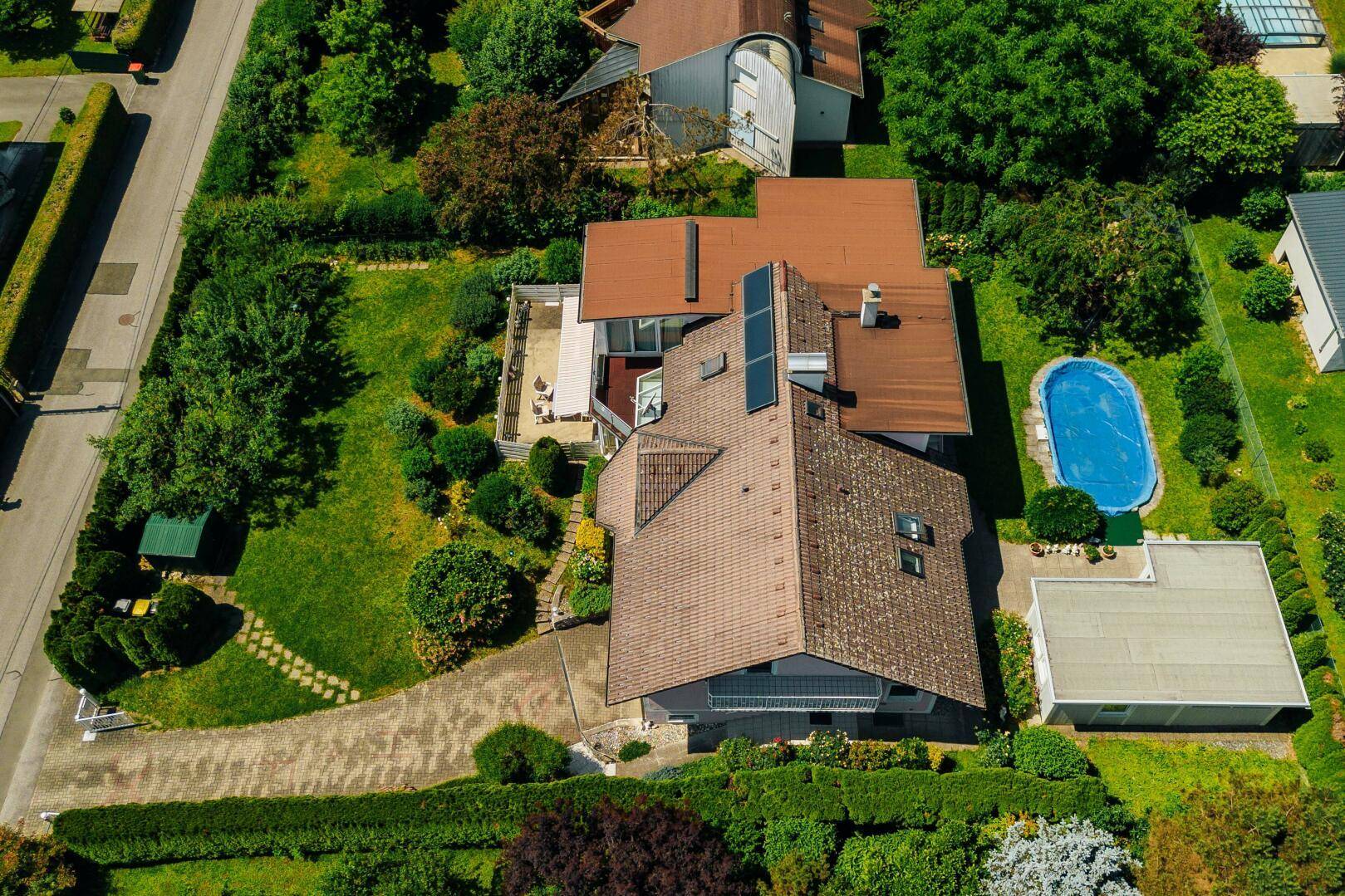 Haus Vogelperspektive