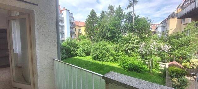 Blick vom Balkon