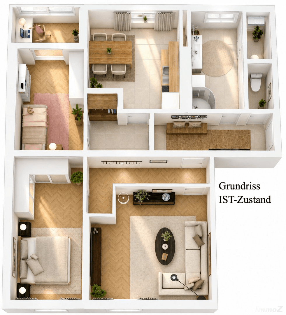 3D Grundriss Annenstraße