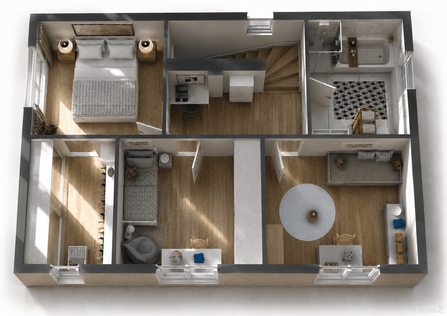 3D Grundriss OG