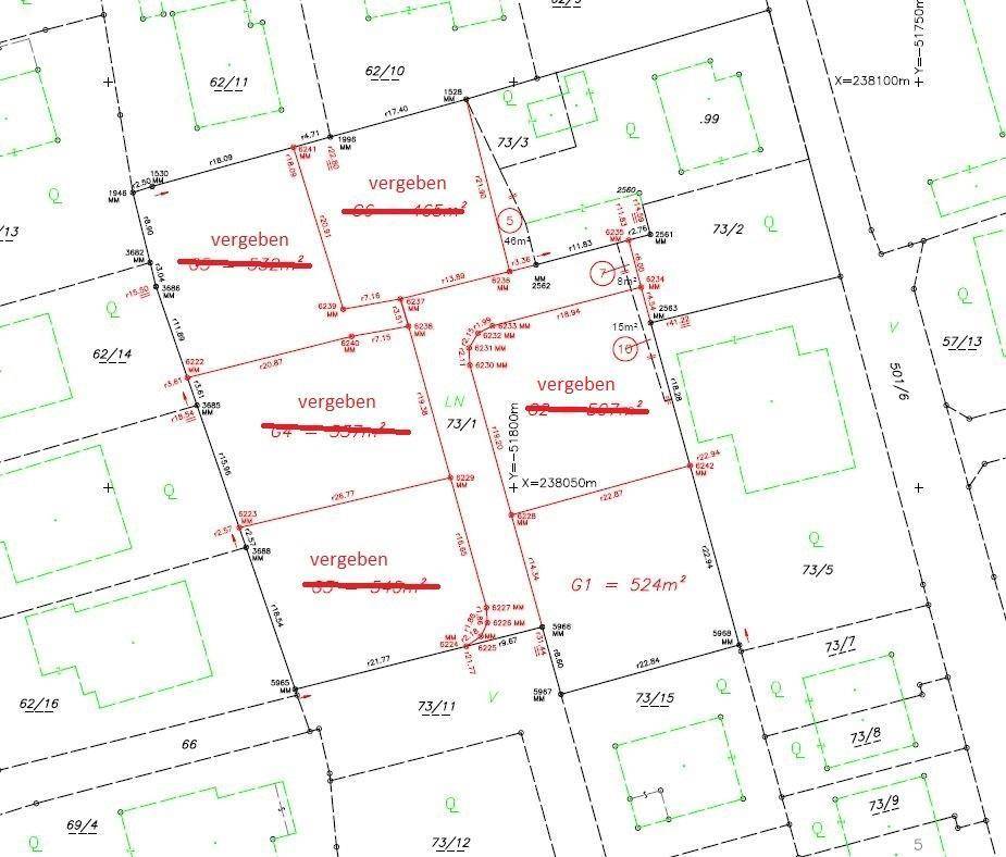 Lageplan Teilungsvorschlag Juli 2024