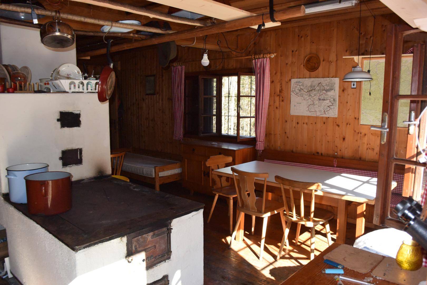 Hütte innen