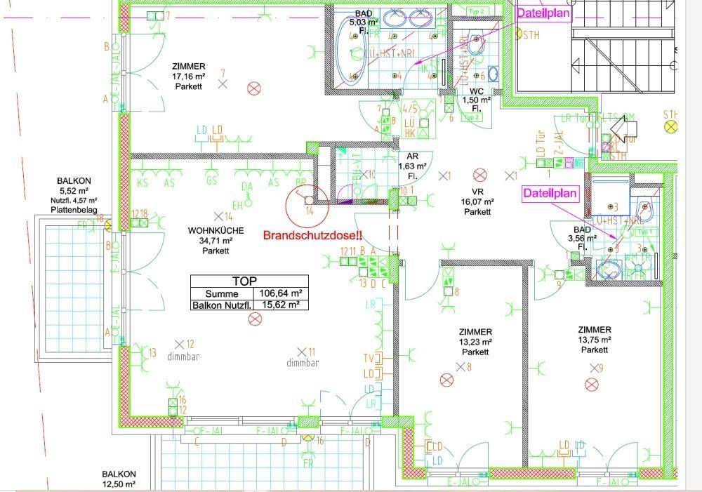 z Grundriss floor plan