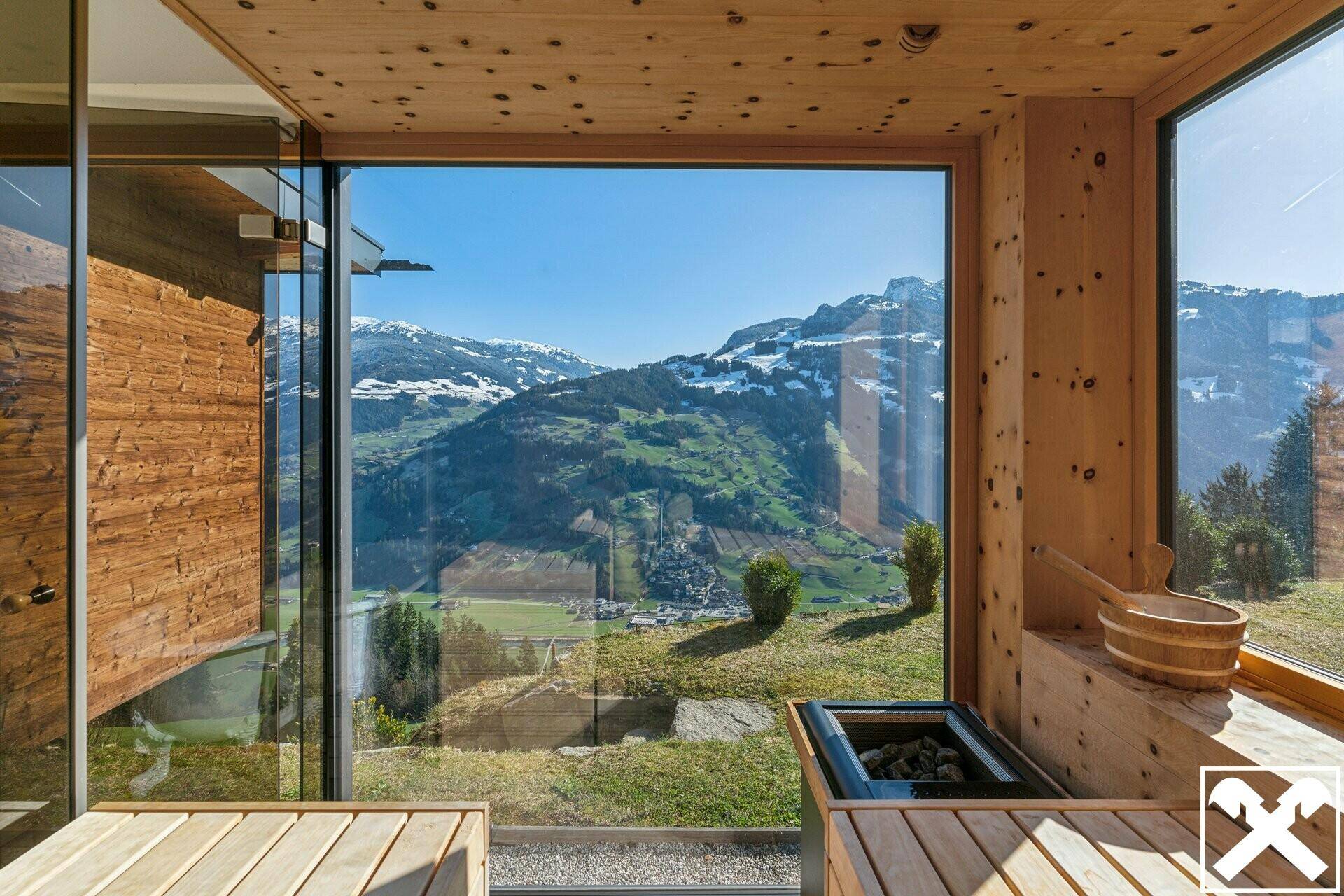 Sauna mit Ausblick