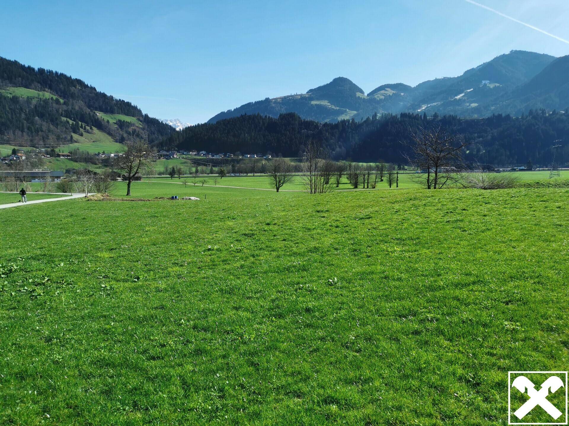 Blick zum Wilden Kaiser