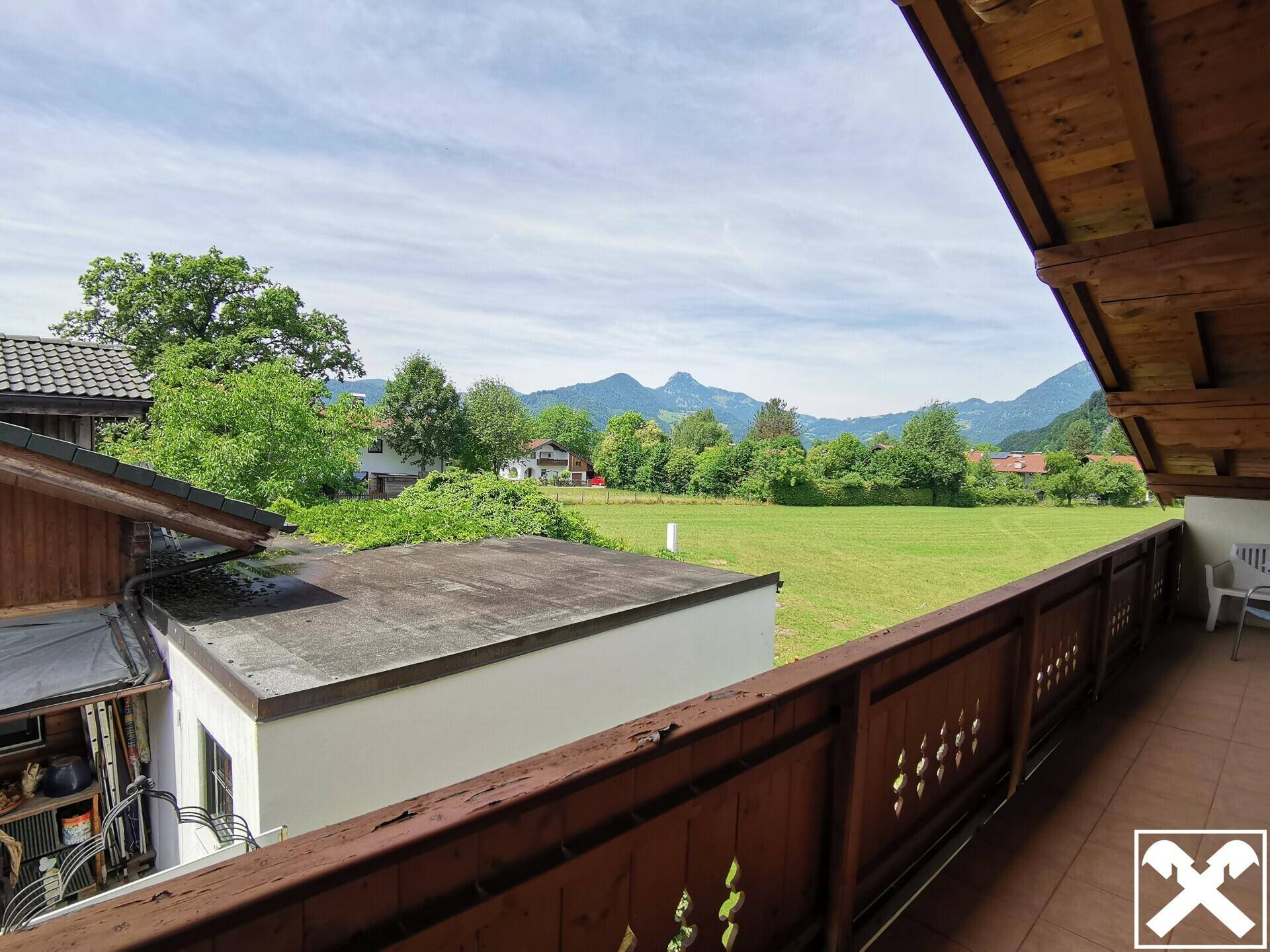 Aussicht vom Balkon