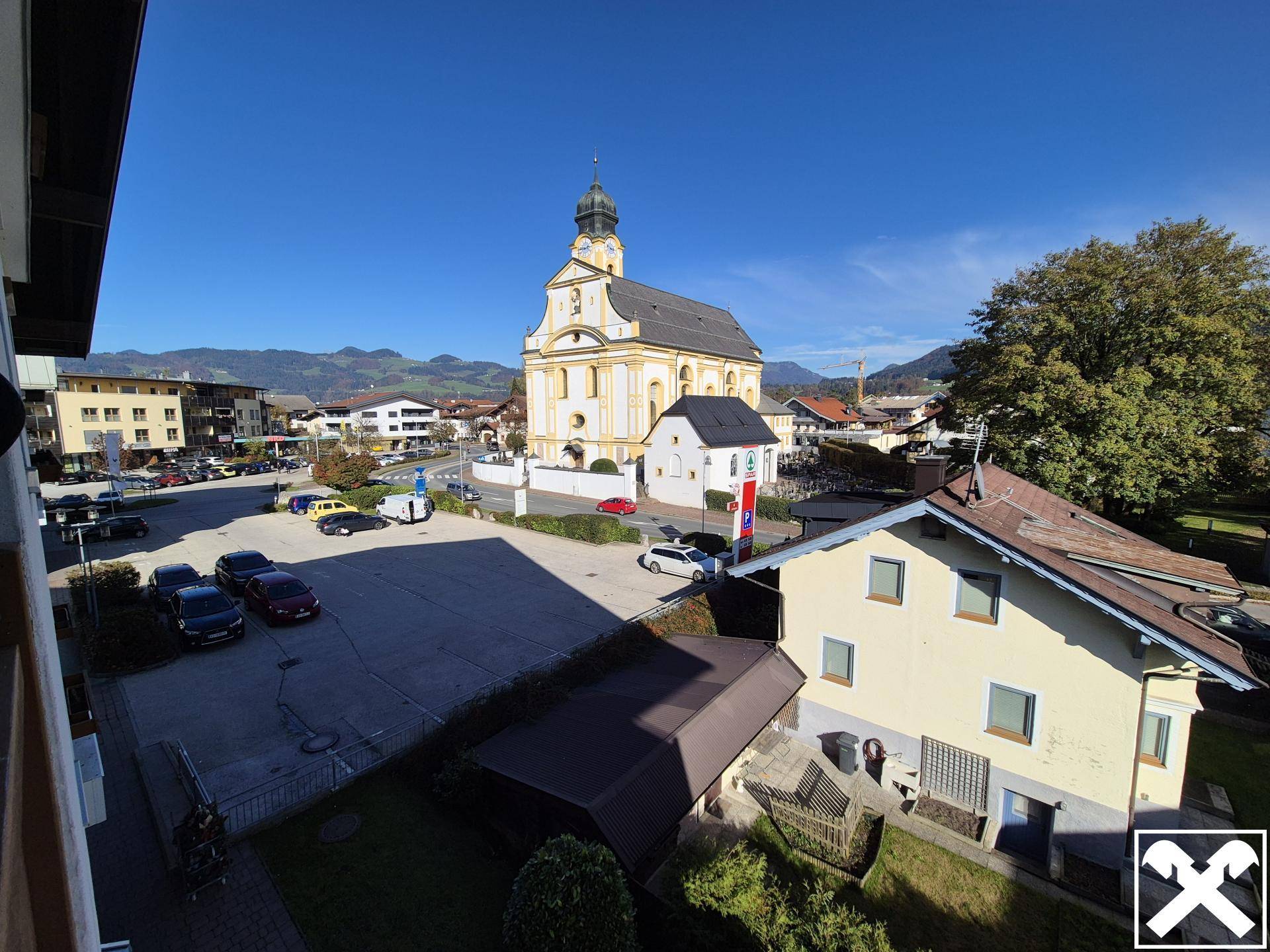 Aussicht vom Balkon