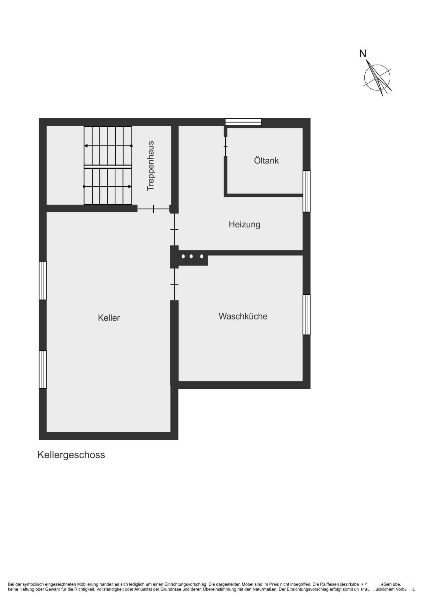 Grundriss Keller