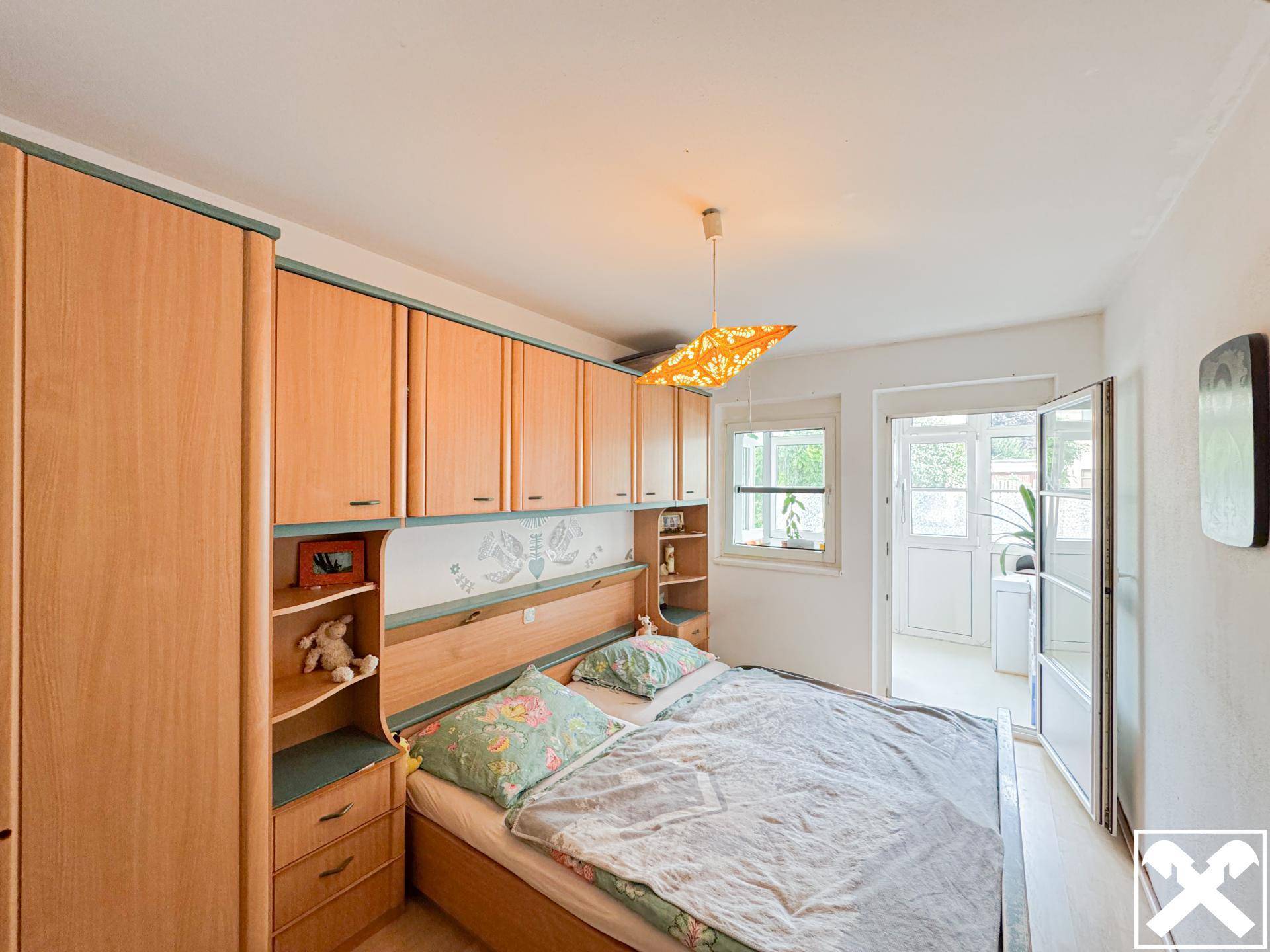 Schlafzimmer + Wintergarten