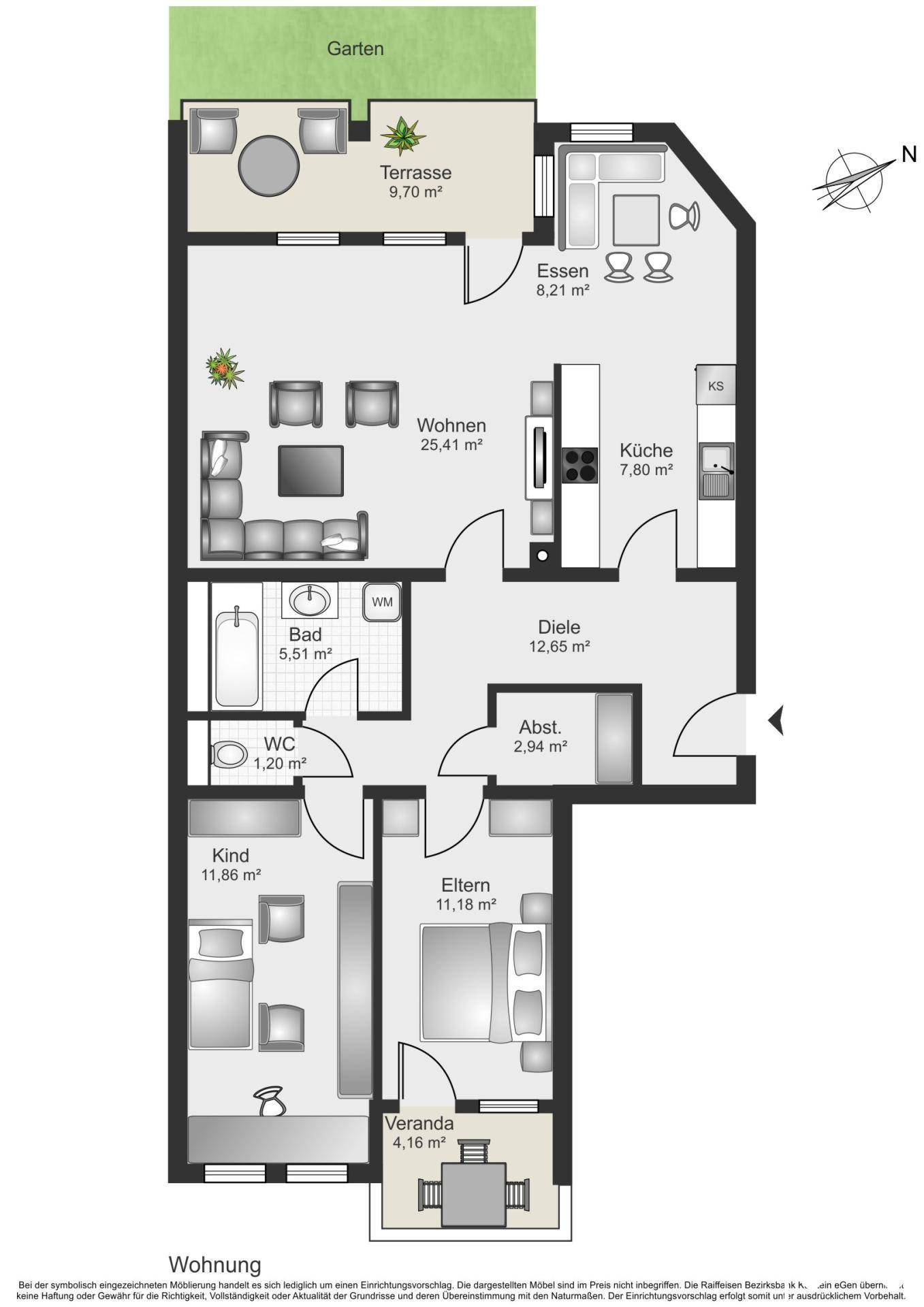 Wohnungsgrundriss