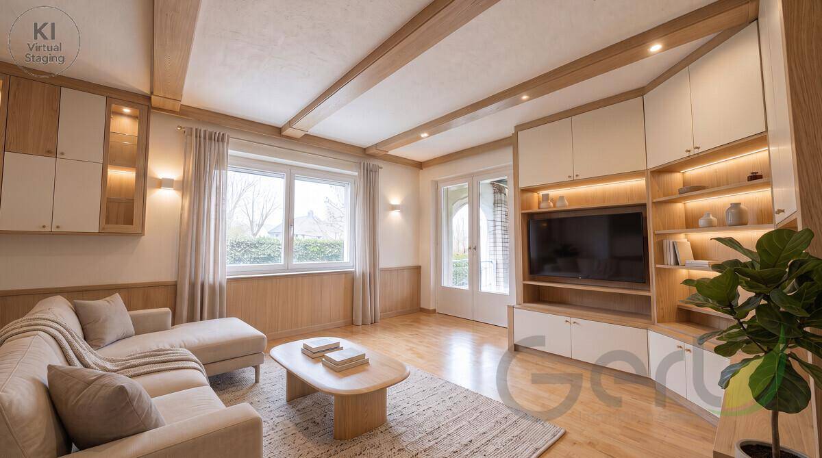 Wohnzimmer renoviert