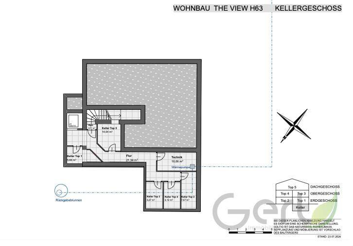 Grundriss Keller