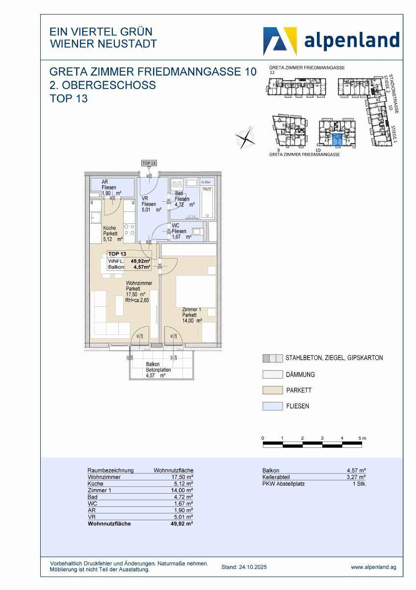 WIENER NEUSTADT X/1, geförderte Mietwohnung mit Kaufoption, H3_10_2OG_Top 13, 1000/00011831/00001313 – další