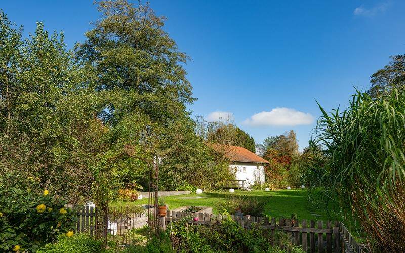 Mühle-Mattsee bei Salzburg-Ansicht-Garten