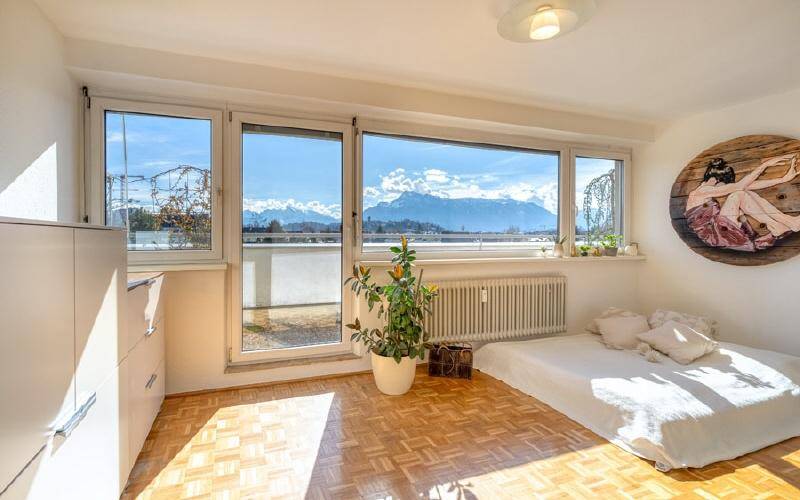 Maisonette-Salzburg-Itzling-Schlafzimmer