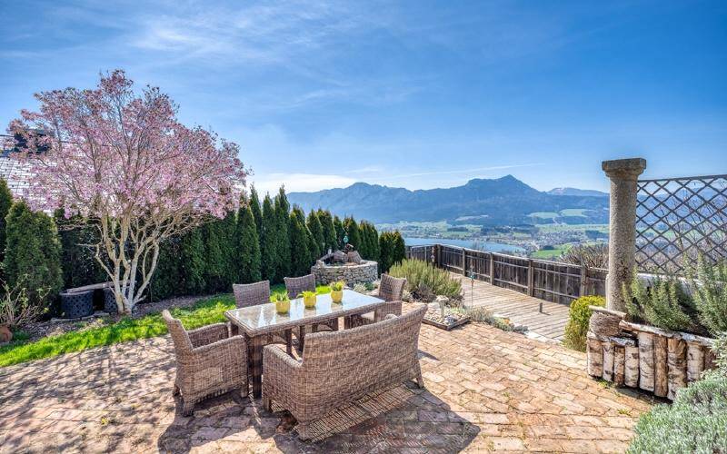 Bauernhaus-Mondsee-Terrasse