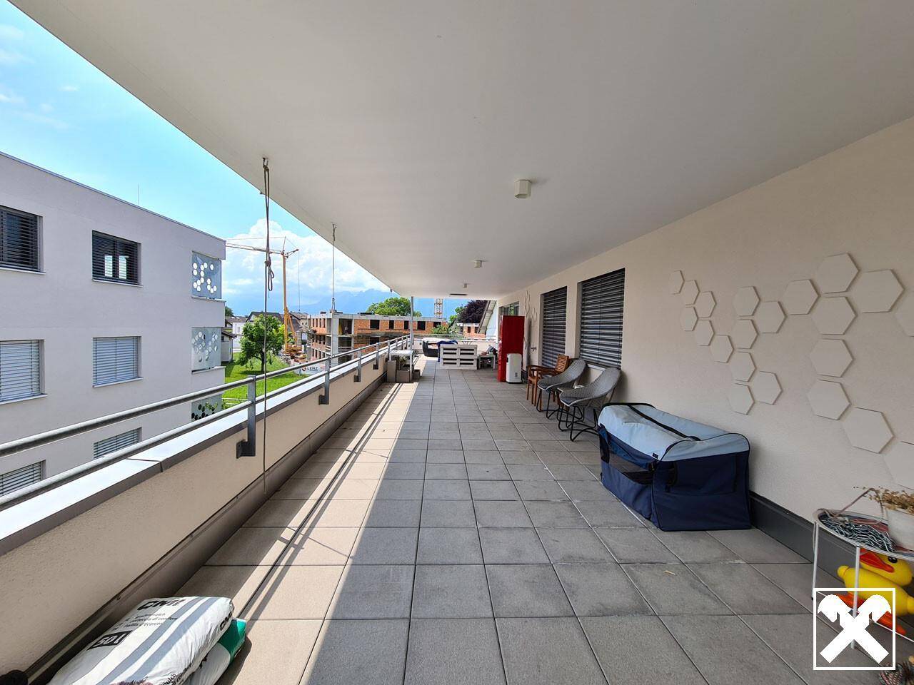 Überdachter Bereich Terrasse