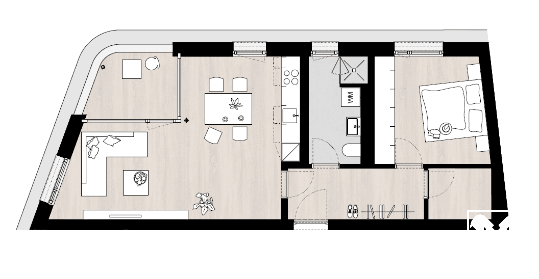 Grundriss Top C13