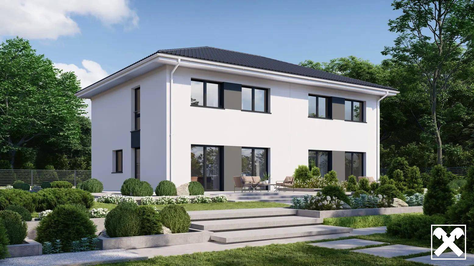 Fußach: Neue Doppelhaushälften in ruhiger Lage (Haus 1) - Ansicht 2