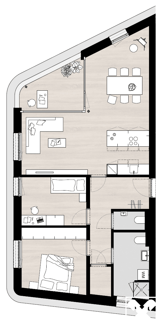 Grundriss Top C16 (unverbindlich)