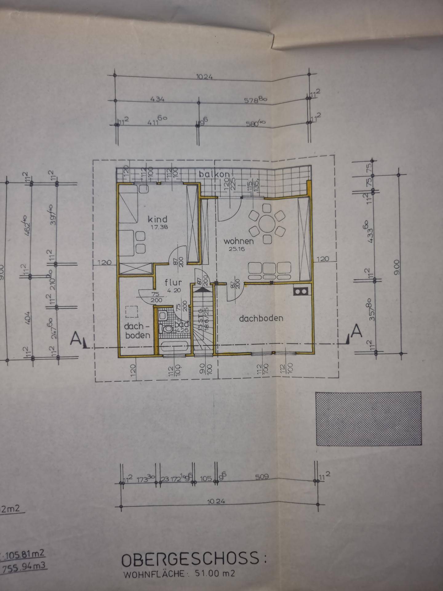 Grundriss Obergeschoss