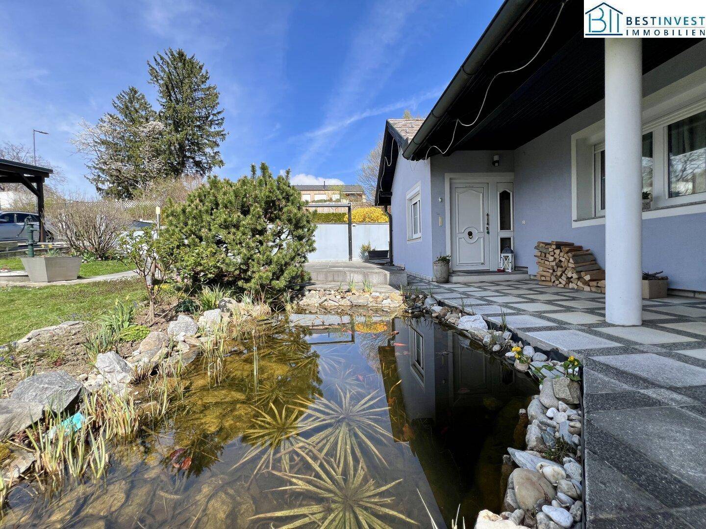 Idyllische Ruhelage mit Traumaussicht &amp; Pool - interessant für Bauträger ( 1.300 m² Bauland) - Ansicht 3
