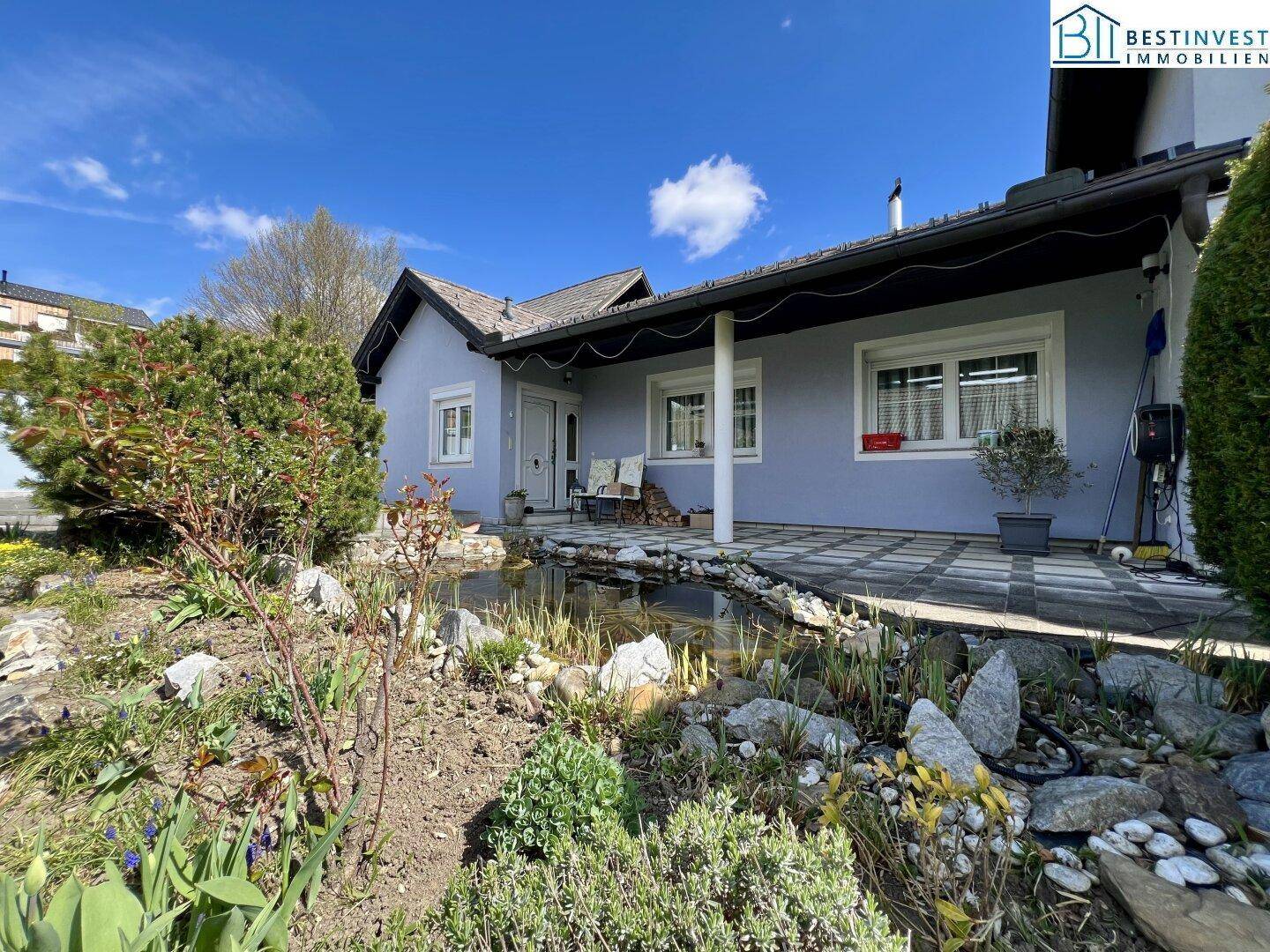 Idyllische Ruhelage mit Traumaussicht &amp; Pool - interessant für Bauträger ( 1.300 m² Bauland) - Ansicht 4