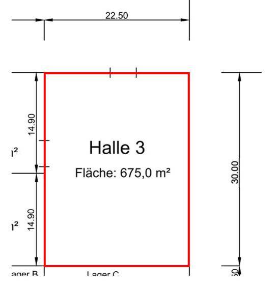 Plan Halle 3