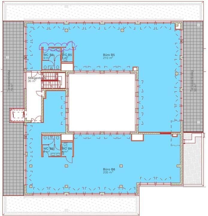 3. OG Top B5+B6 440 m²