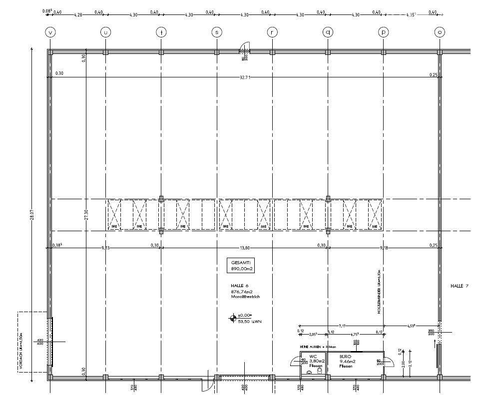 Hallenplan Halle 6
