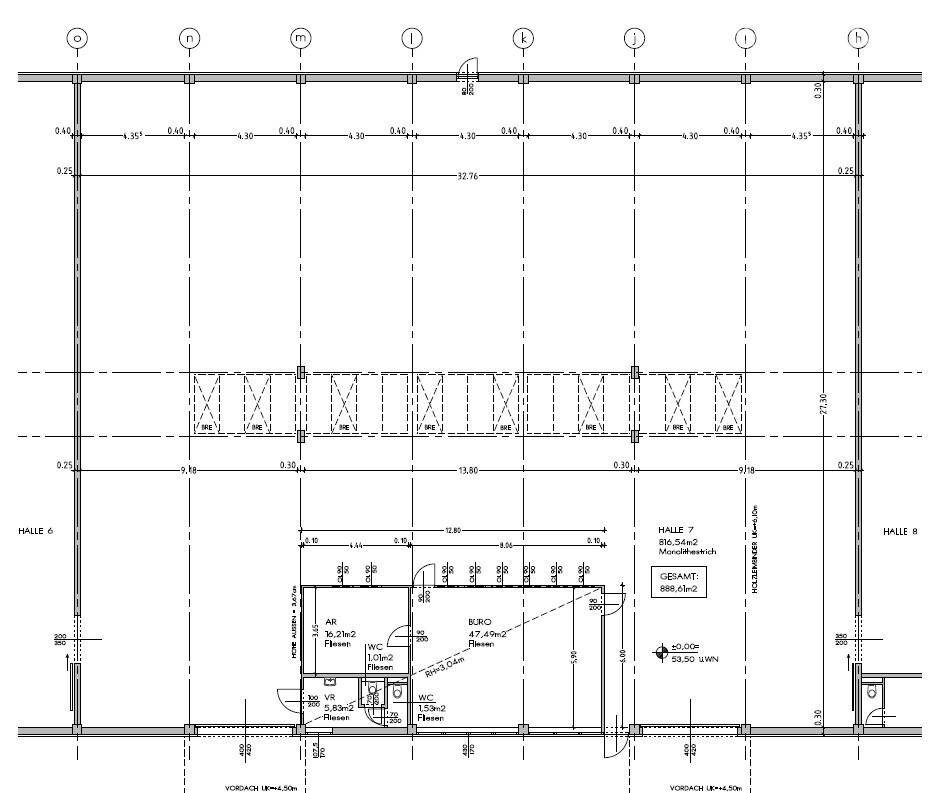 Hallenplan Halle 7