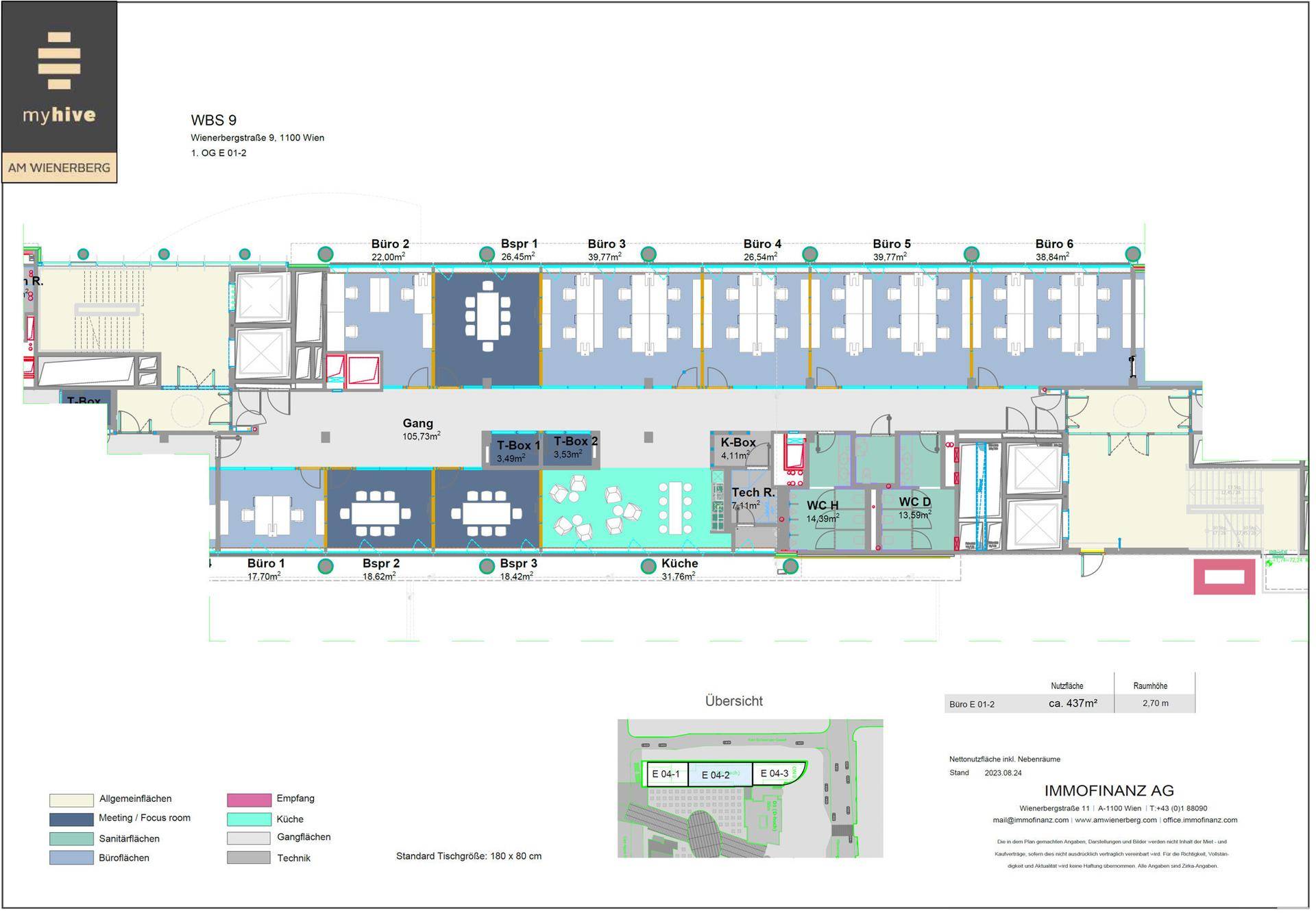 WBS9 1.OG - 437 m²