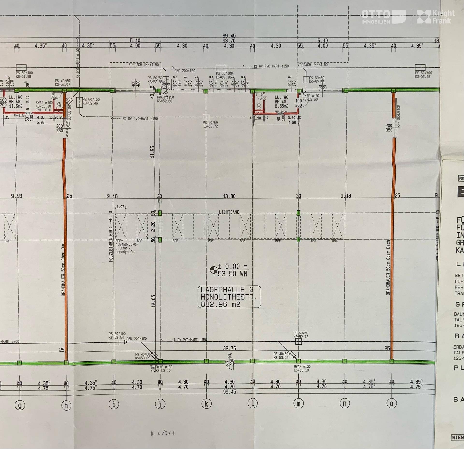 Plan Halle 7