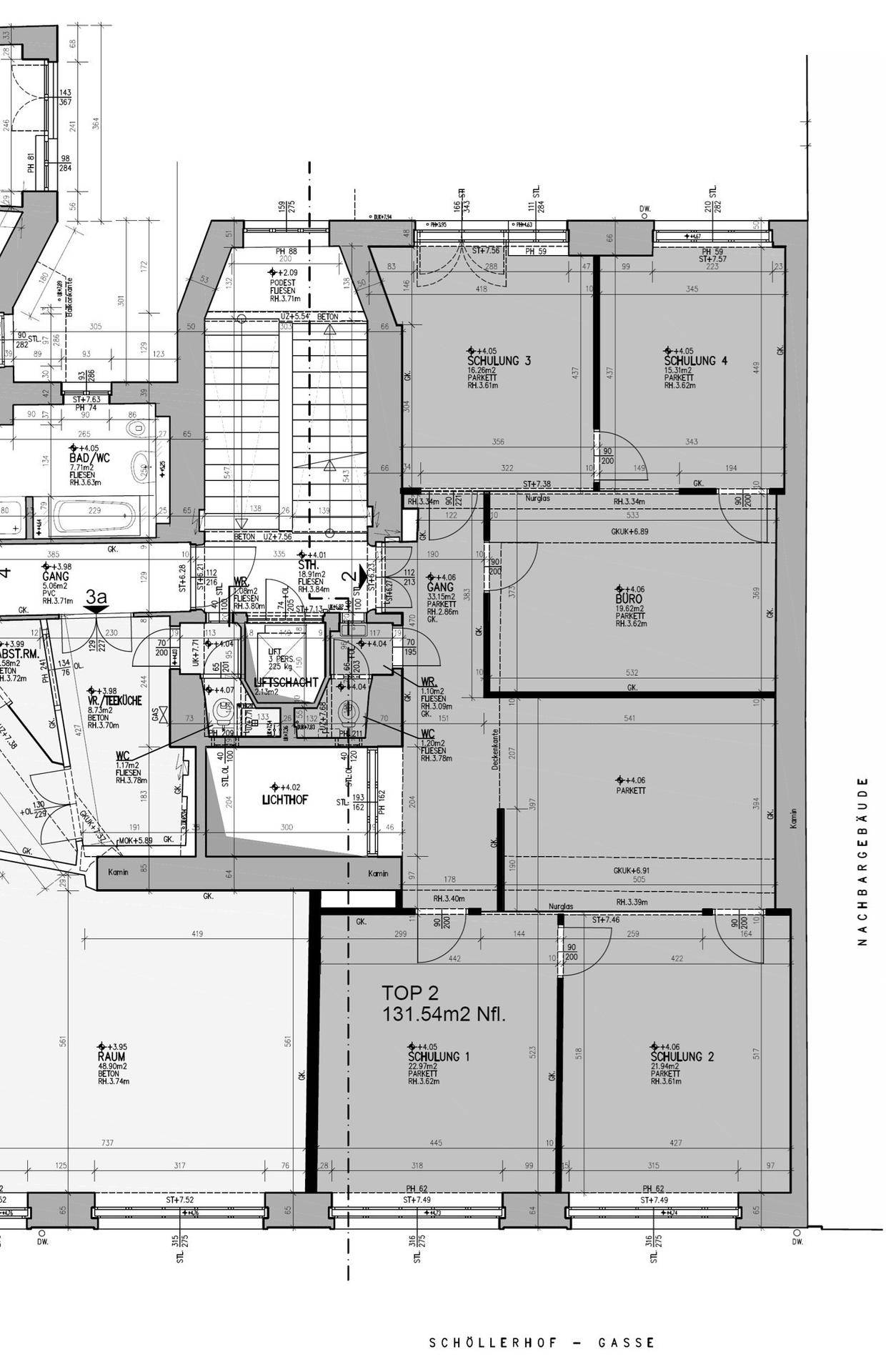 Plan Gredlerstraße 4_Top 2+3