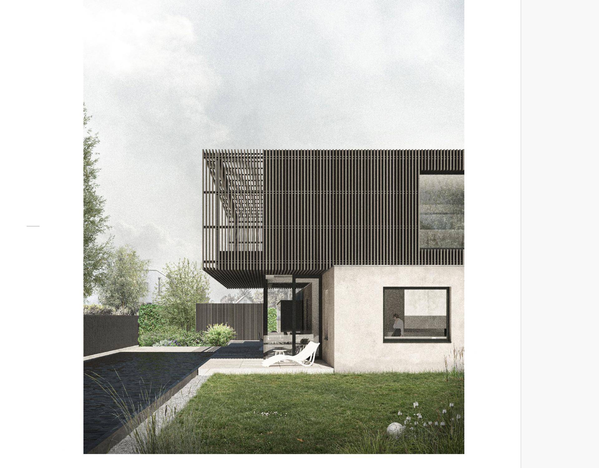 Modernes Anwesen/Familienhaus bei Wien - fertig projektiert - Baubeginn bis Ende 2027 - Ansicht 2