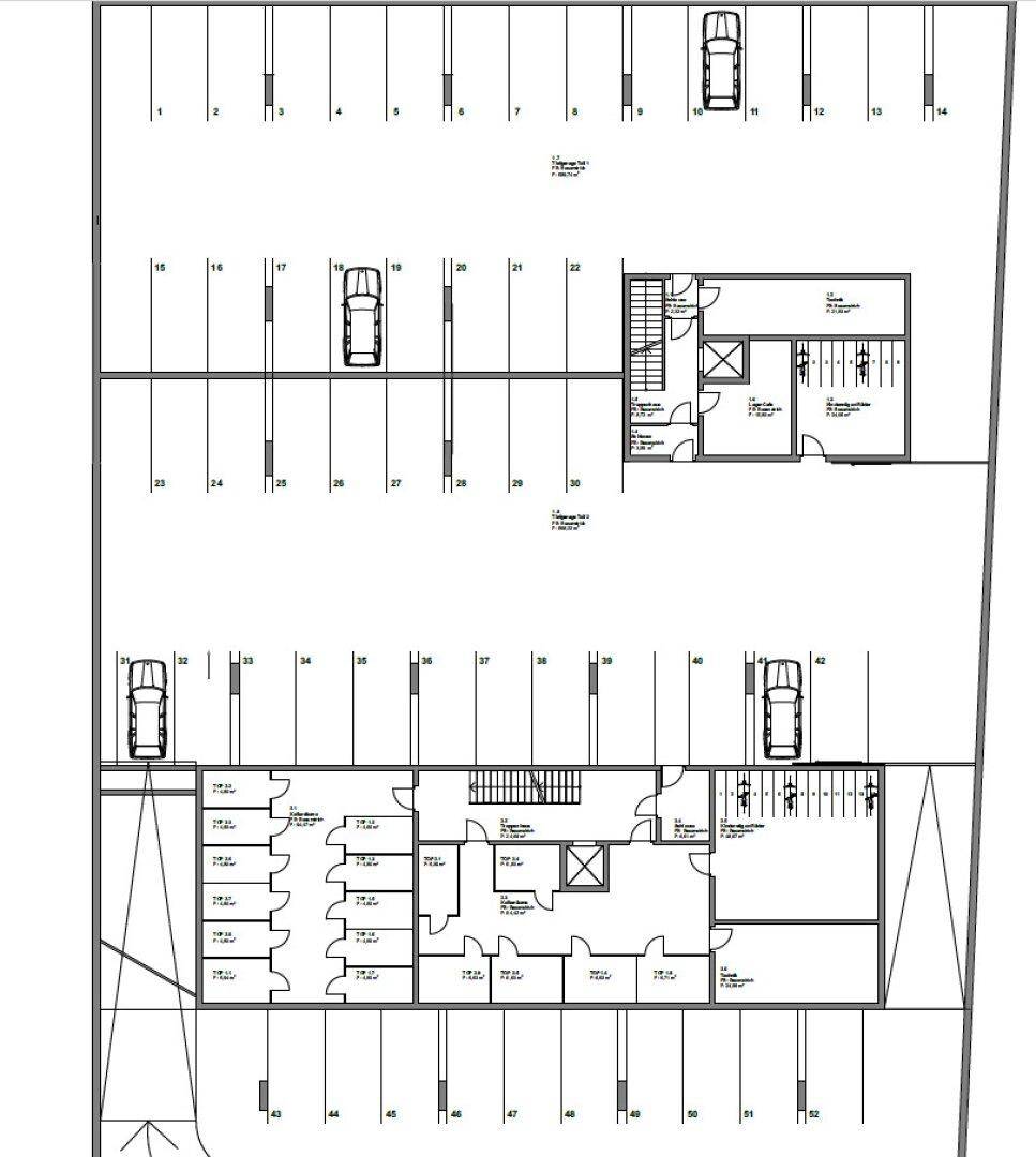 Tiefgaragenstellplatz Plan